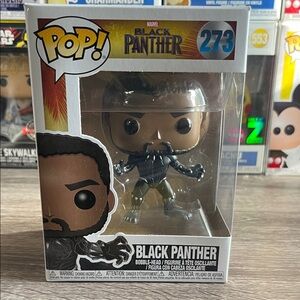 Funko Pop! Black Panther Figure - Black and Silver